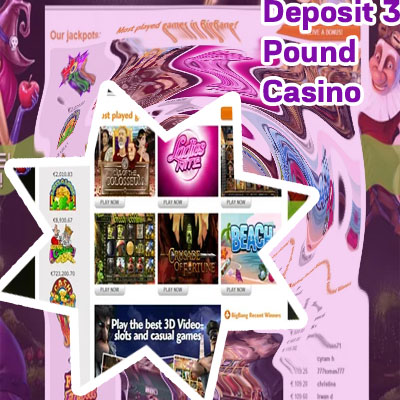 3 pound deposit casino